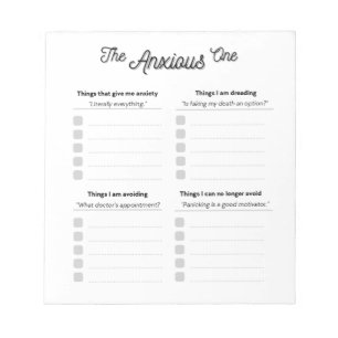 Le Bloc-notes anxieux