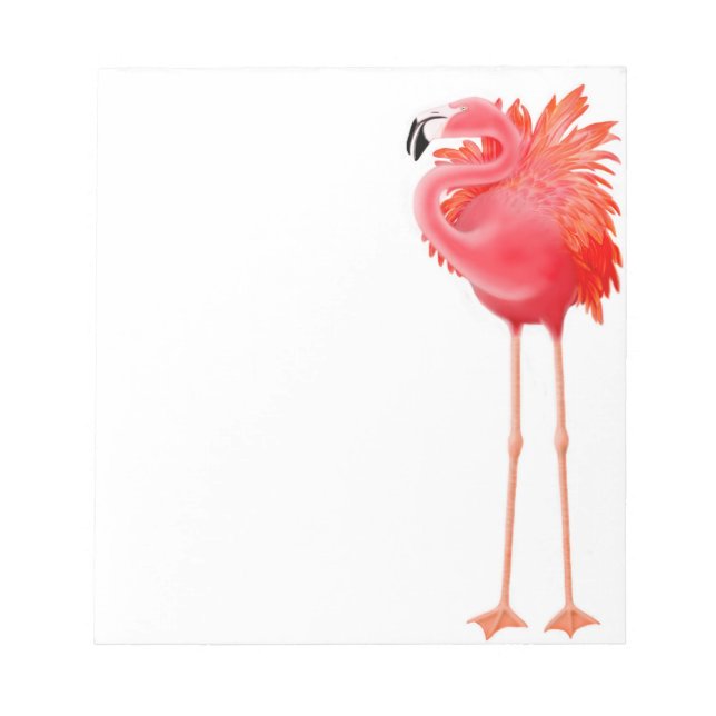 Le bloc-notes flamant rose des Caraïbes (Devant)