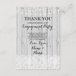 Le bois de cartes de Merci allume la dentelle