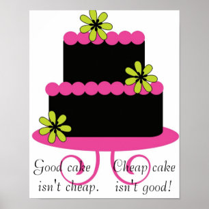 le bon gâteau n'est pas affiche bon marché