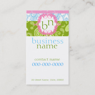 Le bonbon colore le carte de visite