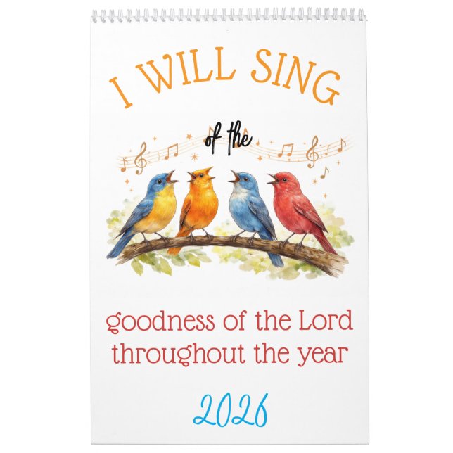 Le Bonheur du Seigneur Calendrier Chrétien (Protection)