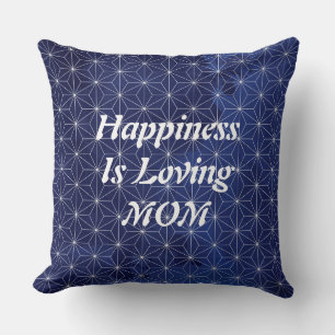 Le bonheur est Amour Maman Coussin
