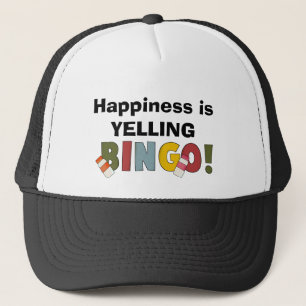 Le bonheur est crier casquette de Bingo