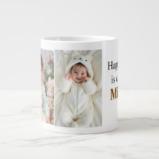 Le bonheur personnalisé s'appelle mug photo