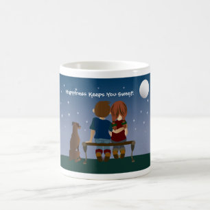 Le bonheur vous garde tasse douce