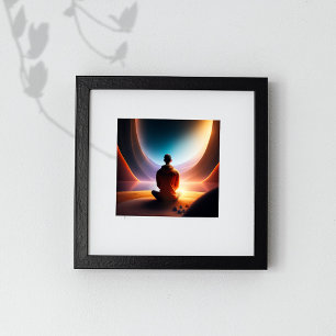 Le Bouddha cosmique   Poster de l'Art numérique