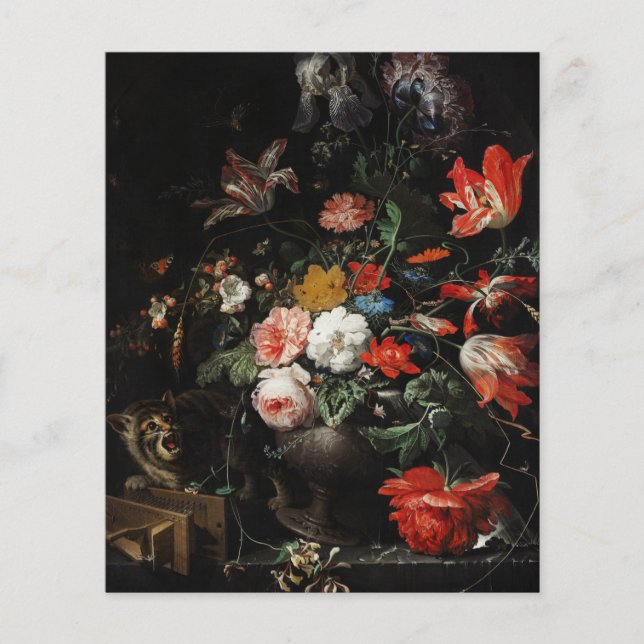 Le Bouquet Renversé par Abraham Mignon (Devant)