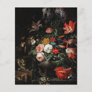 Le bouquet renversé par Abraham Mignon