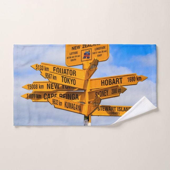 Le bout de la route (Serviette à main)