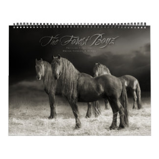 Le Boyz de la forêt - Calendrier de coeur blanc