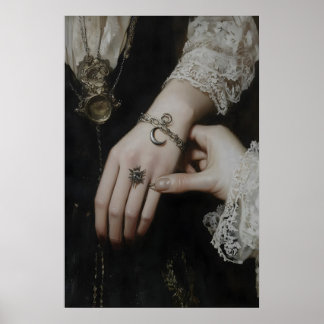 Le Bracelet Charme Dark Academia Art Mural
