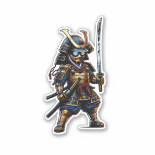 Le brave Sticker du guerrier Samurai