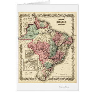 Le Brésil et le GuayanaPanoramic MapBrazil