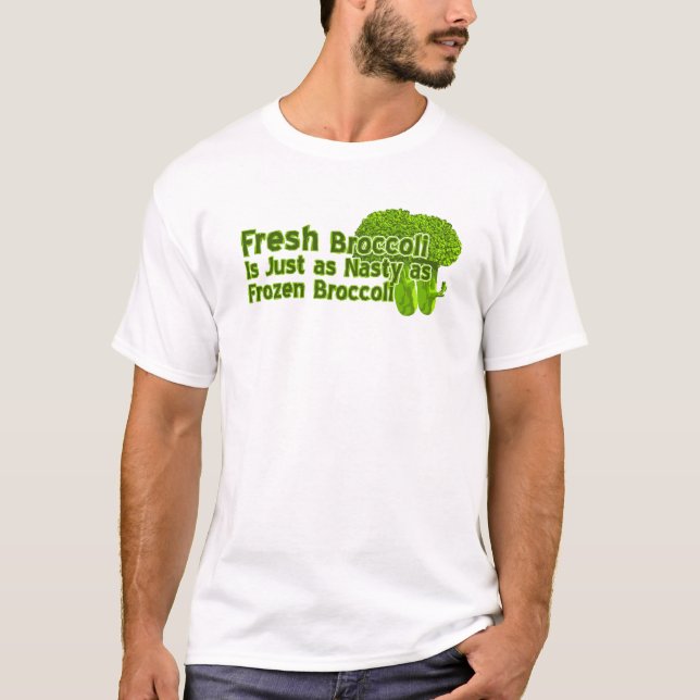 Le brocoli frais est les T-shirts méchants (Devant)