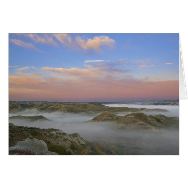 Le brouillard de la rivière Little Missouri reste  (Devant horizontal)