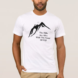 Le bruit du T-shirt de montagne de radio-amateur