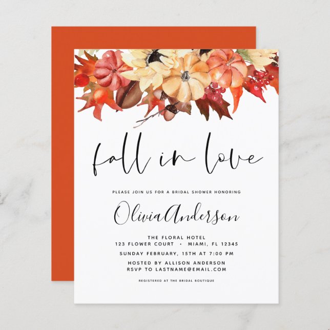 Le budget chute dans l'amour Fêtes des mariées Cit (Devant / Derrière)