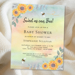 Le budget doux comme peut être Baby shower invitat