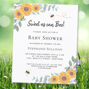 Le budget doux comme peut être Baby shower invitat
