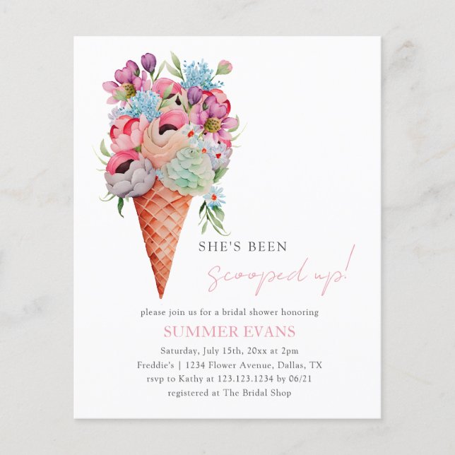 Le budget qu'elle a reçu Fête des mariées (Devant)