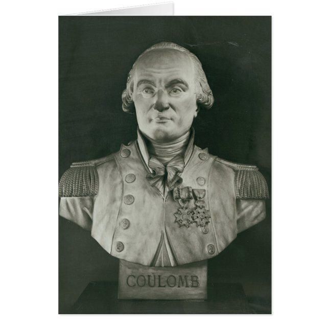Le buste de Charles de Coulomb (Devant)