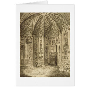 Le Cabinet, gravé par T. Morris, de 'Descript