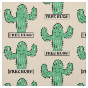 Le cactus libre étreint le tissu fait sur command