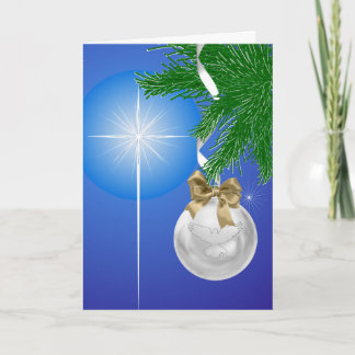 Le cadeau de la carte de voeux de vacances de Noël