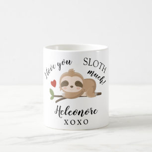 Le cadeau de Saint Valentin Sloth Mug