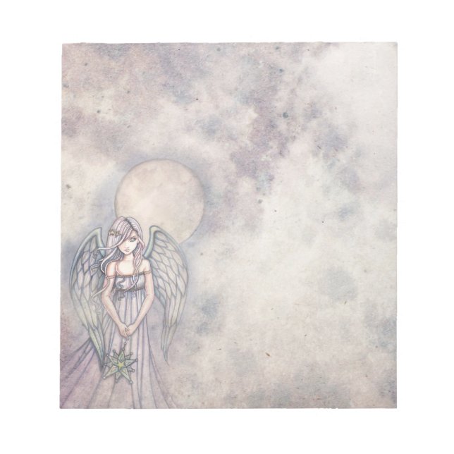 Le cadeau Lovely Angel avec bloc-notes Ornement (Devant)