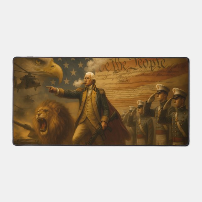 Le cadet patriotique Washington Mousepad (Recto)