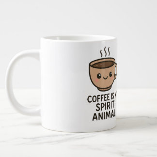 Le café est mon esprit animal drôle Mug