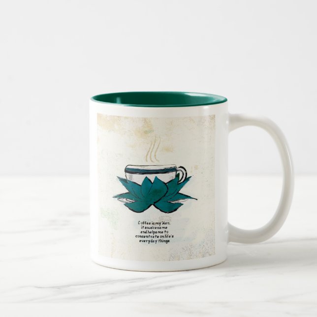 le café est mon mug zen (Droit)