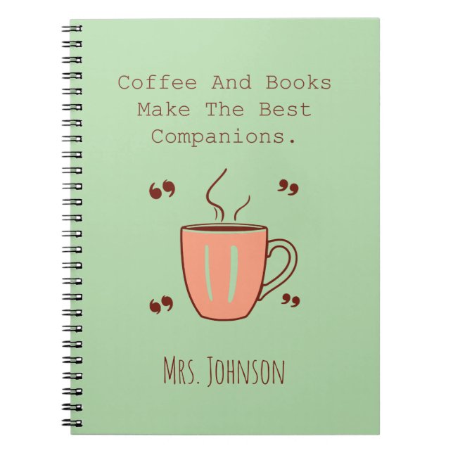 Le Café Et Les Livres Font Les Meilleurs Compagnon (Devant)