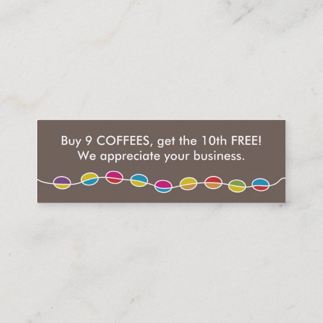 Le CAFÉ forme la fidélité de client (Dos)