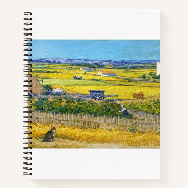Le Cahier à Spirale Chat de la Moisson (Devant)