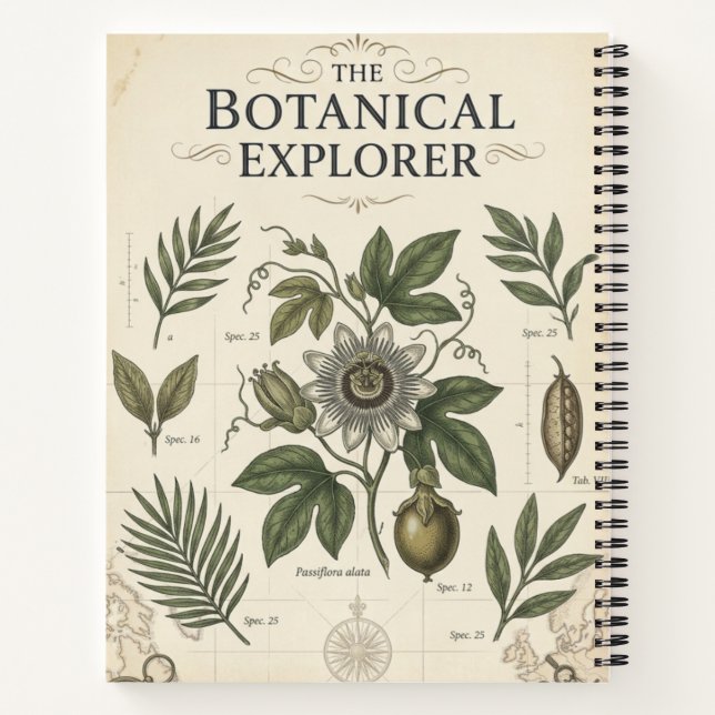Le Cahier de l'Explorateur Botanique (Dos)