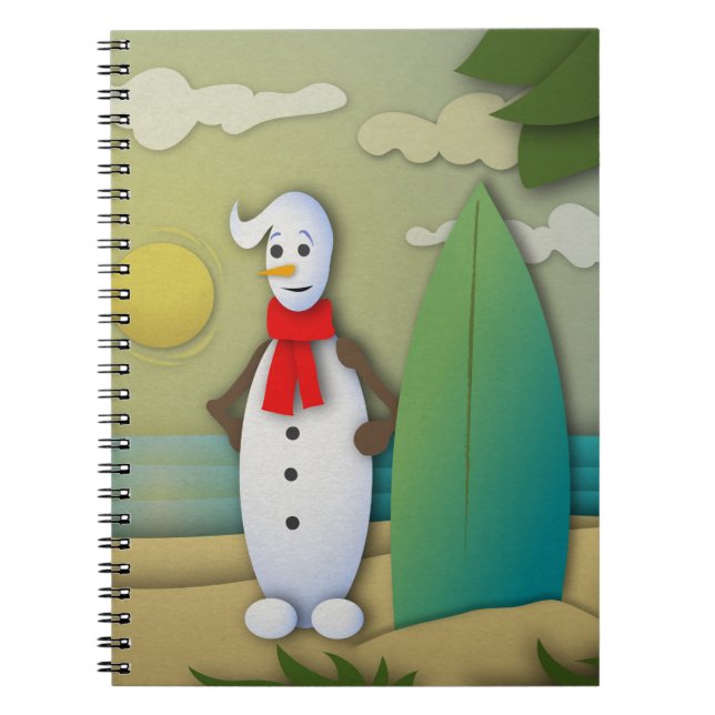 Le cahier de l'homme de neige d'été (Devant)
