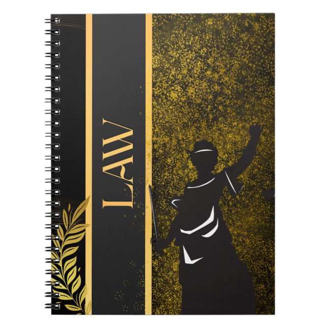 Le cahier de notes de droit (Devant)
