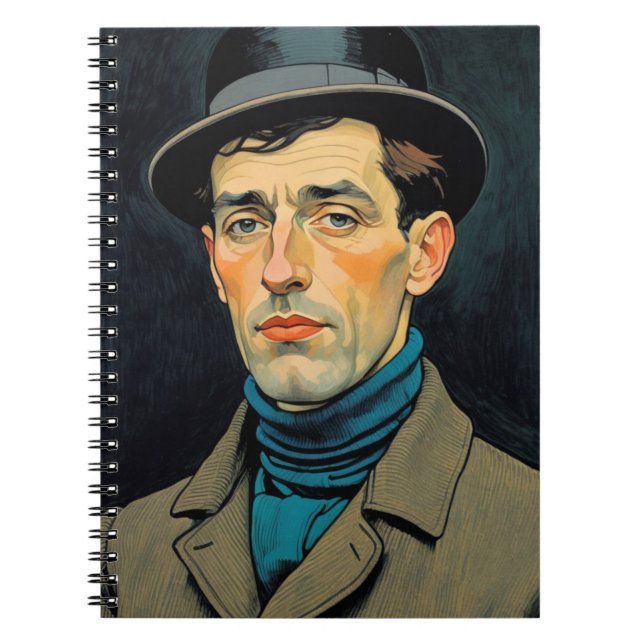Le cahier de portrait de l'homme doux (Devant)