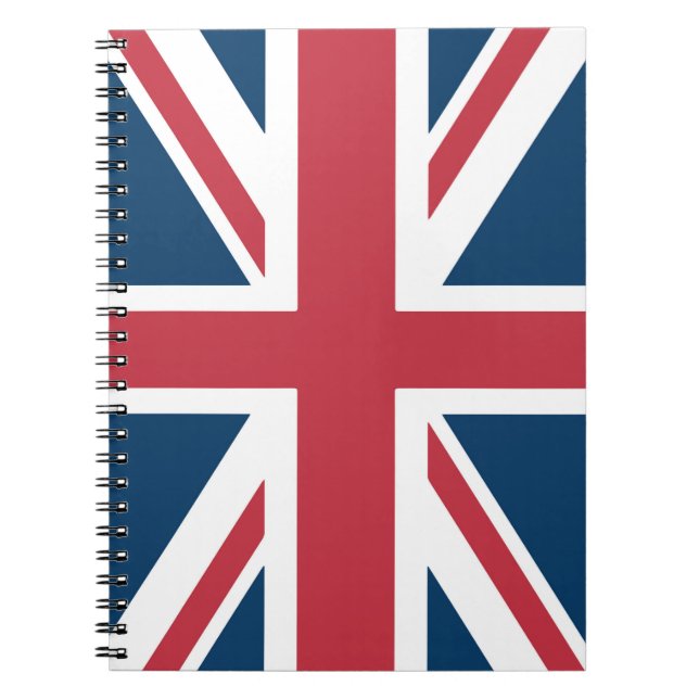 Le cahier du drapeau britannique Union Jack (Devant)