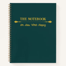 Le Cahier | Journal Minimaliste Émeraude Doré