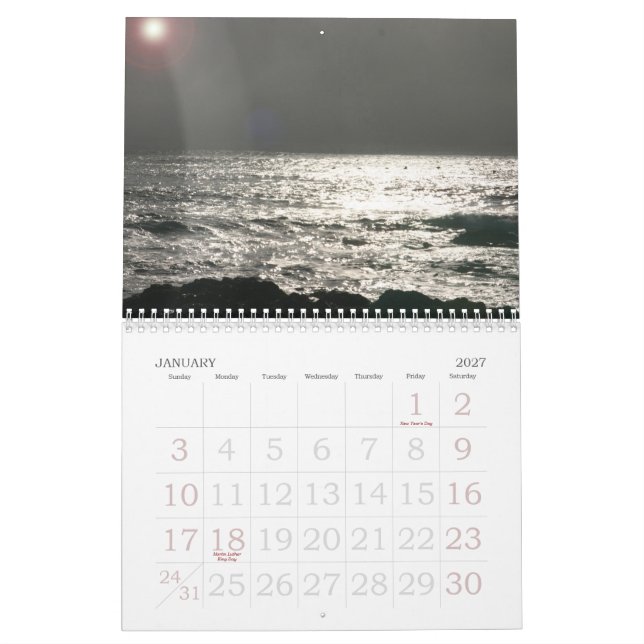 Le calendrier 2010 de la nature (Jan 2027)