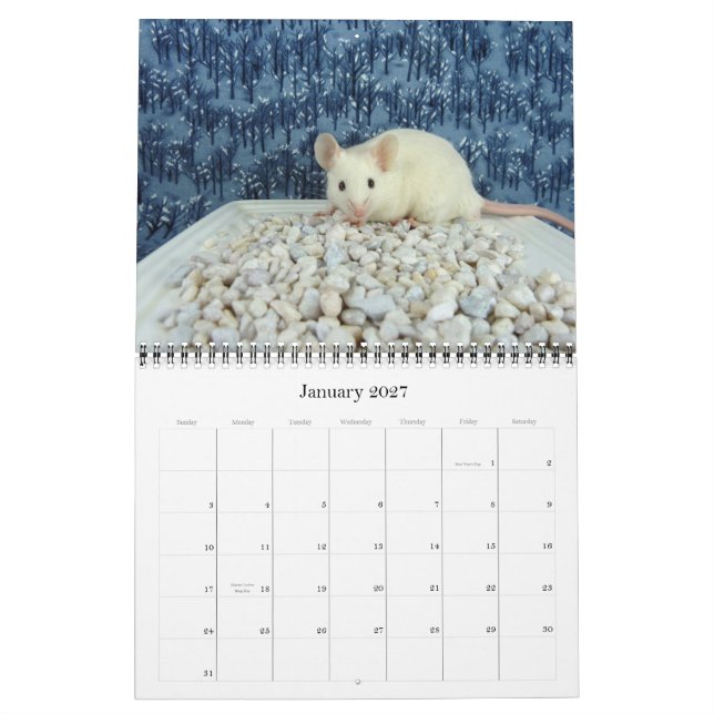 Le calendrier 2012 de l'amant de souris (Jan 2027)