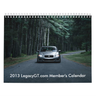 le calendrier 2013 du membre de LegacyGT.com
