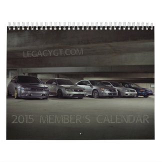 le calendrier 2015 du membre de LegacyGT.com