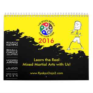 Le calendrier 2016 du Dojo II de Ryukyu