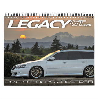 le calendrier 2016 du membre de LegacyGT.com