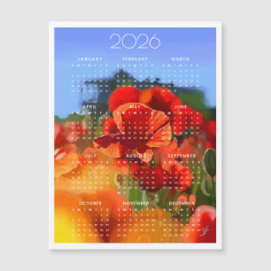 Le calendrier 2026 de la maison du coquelicot 